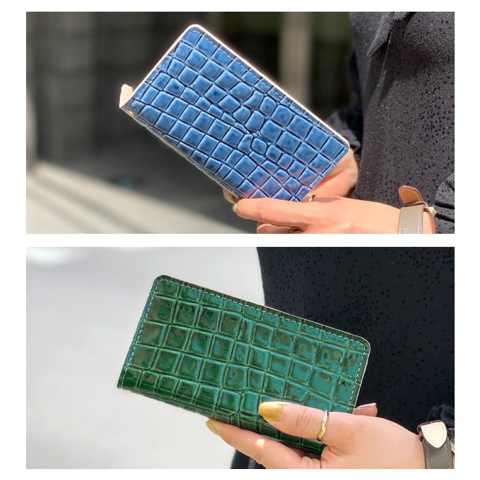 【Leo&Aoi公式ショップ】 iPhone 15 pro max iPhone15proMax ケース カバー 手帳型 本革 美クロコダイル 手帳型ケース アイフォン15プロマックス スマホケース【安心の返品保証付き】