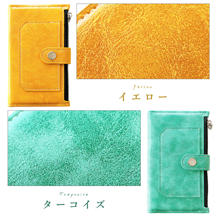 【Leo&Aoi公式ショップ】 XPERIA 5 IV SOG09 SO-54C ケース A204SO カバー 手帳型 チャック付き 財布 手帳型ケース so54c エクスペリア スマホケース【安心の返品保証付き】