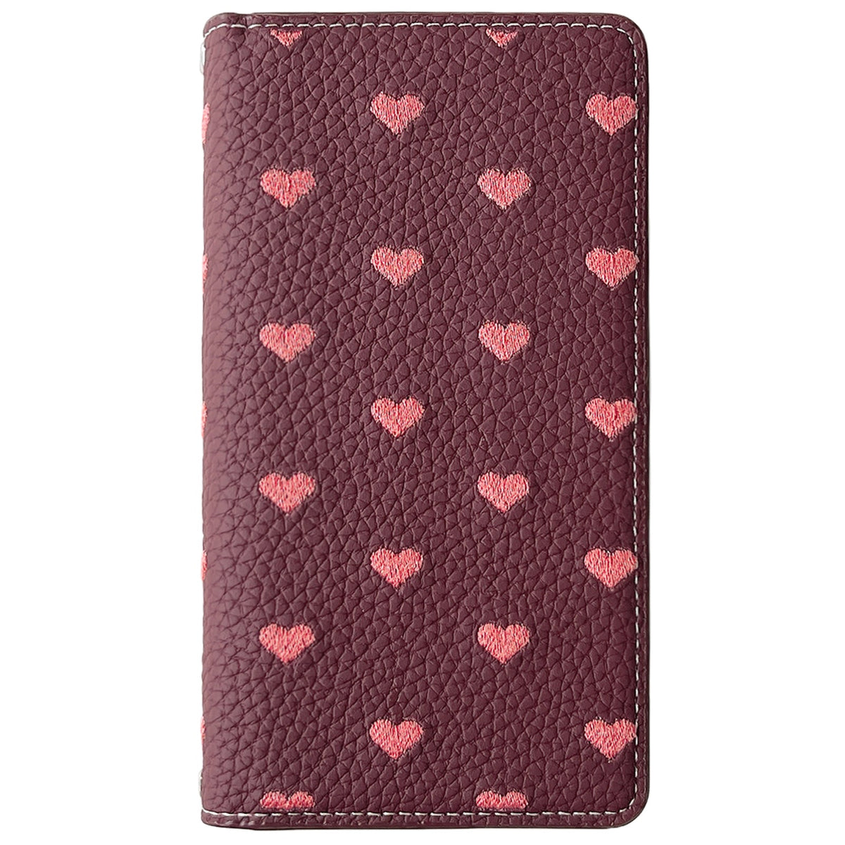 【Leo&Aoi公式ショップ】 iPhone Air iphoneair ケース カバー 手帳型 ハート刺繍 手帳型ケース アイフォン エアー スマホケース 【安心の返品保証付き】