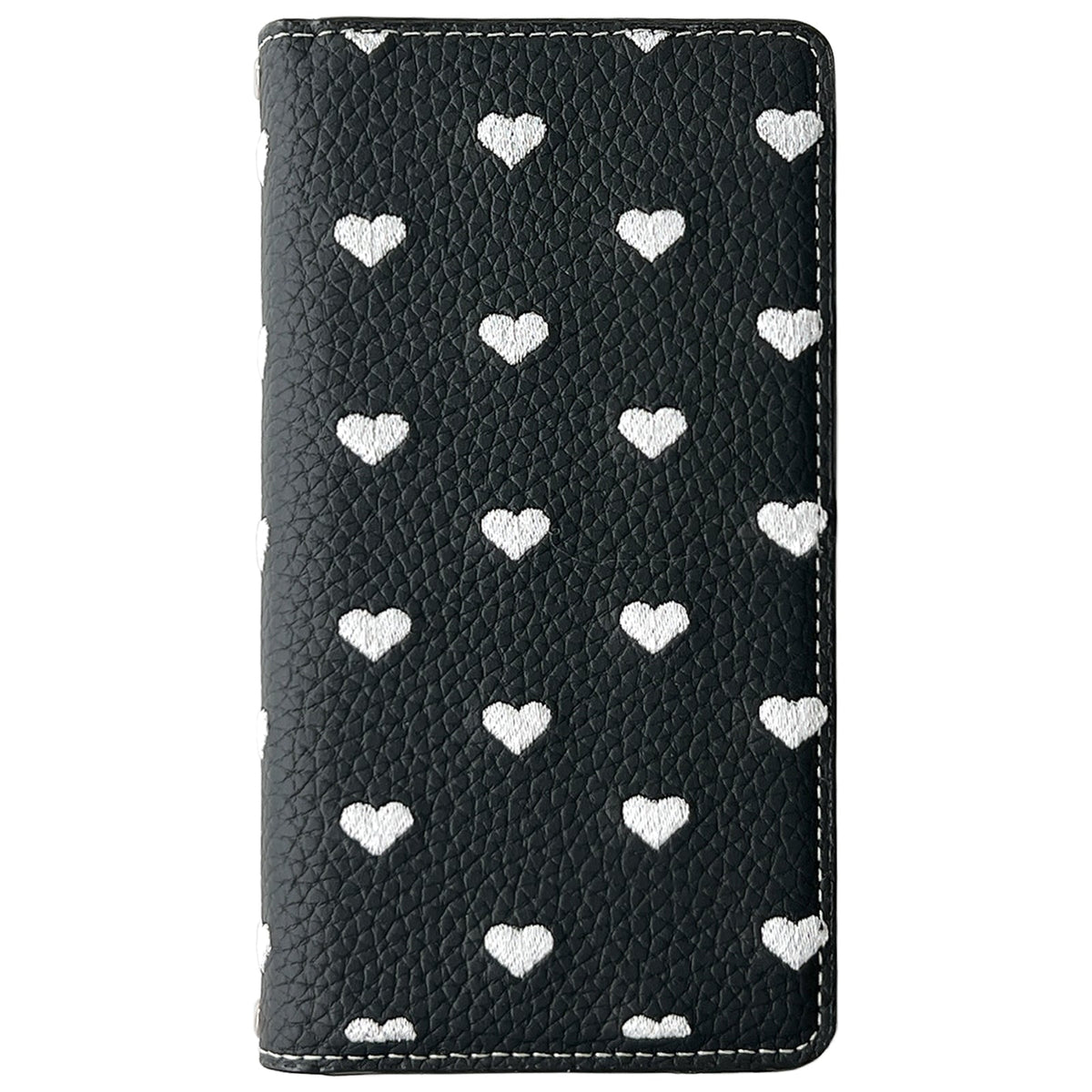 【Leo&Aoi公式ショップ】 iPhone Air iphoneair ケース カバー 手帳型 ハート刺繍 手帳型ケース アイフォン エアー スマホケース 【安心の返品保証付き】