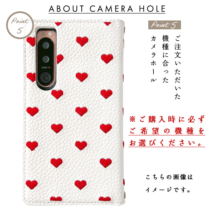 【Leo&Aoi公式ショップ】 iphone17 ケース iPhone 17 カバー 手帳型 ハート刺繍 手帳型ケース アイフォン17 スマホケース 【安心の返品保証付き】
