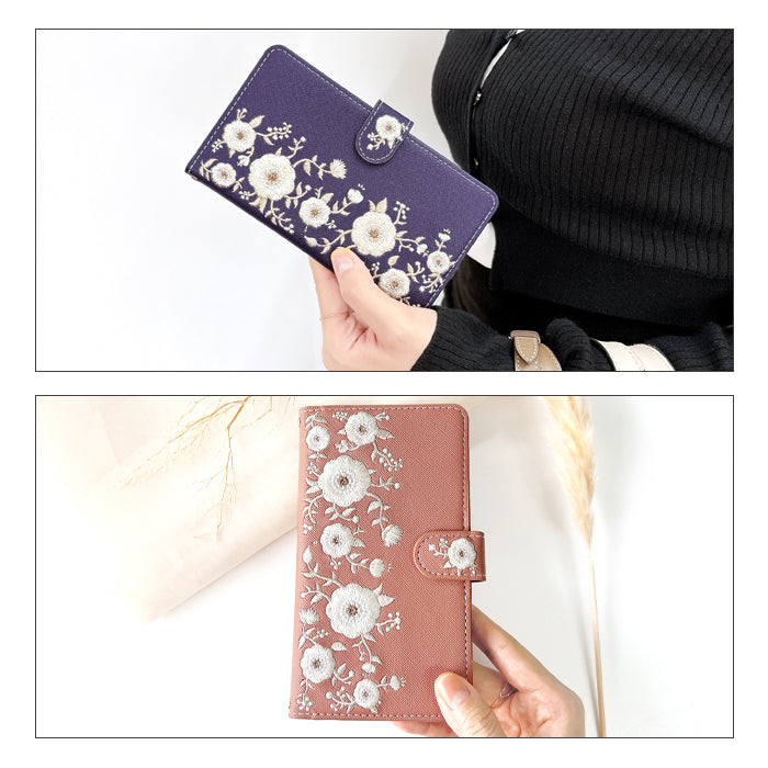 【Leo&Aoi公式ショップ】 BASIO4 KYV47 ケース かんたんスマホ2+ A201KC カバー かんたんスマホ2 A001KC 手帳型ケース インド刺繍 手帳型 スマホケース ベイシオ4 au 携帯ケース 【安心の返品保証付き】
