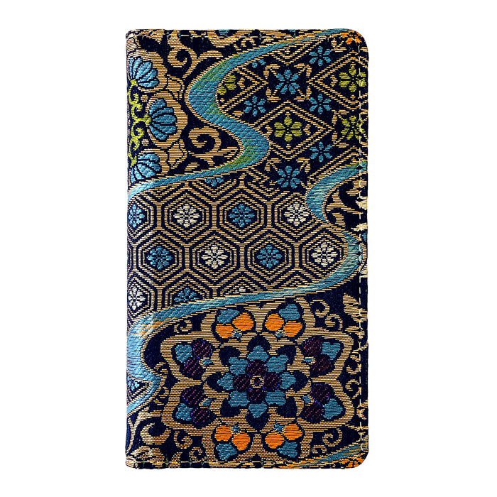 【Leo&Aoi公式ショップ】 GALAXY A53 5G SC-53C ケース 手帳型 西陣織 着物 月影 SCG15 カバー 手帳型ケース sc53c galaxya53 ギャラクシー スマホケース 【安心の返品保証付き】