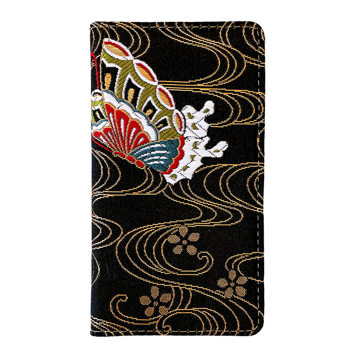 【Leo&Aoi公式ショップ】 GALAXY A54 5G SC-53D SCG21 ケース 西陣織 着物 月影 手帳型ケース sc53d ギャラクシー galaxya54 スマホケース 【安心の返品保証付き】