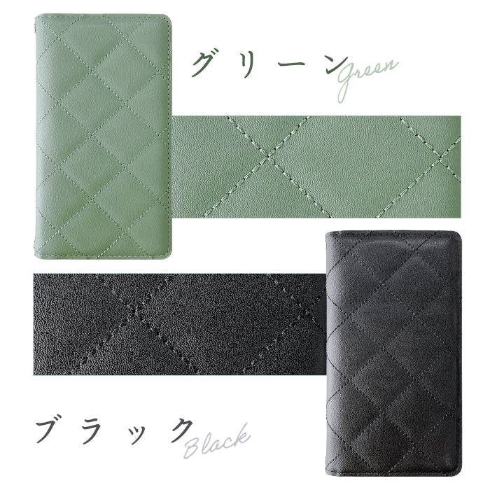 【Leo&Aoi公式ショップ】 AQUOS sense9 SH-53E SHG14 A405SH SH-M29 ケース カバー 手帳型 韓流 キルティング 手帳型ケース sh53e shm29 スマホケース 【安心の返品保証付き】