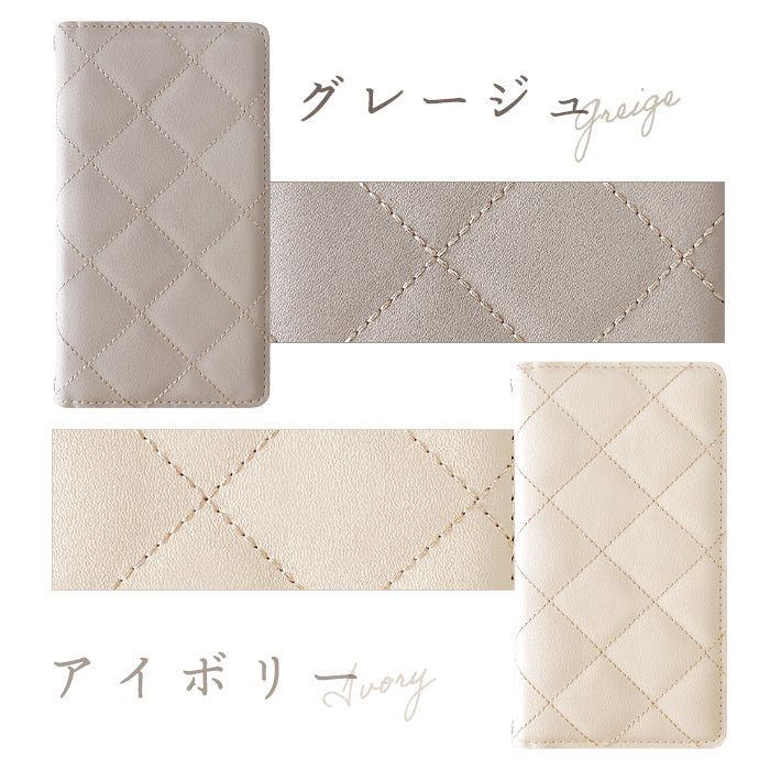 【Leo&Aoi公式ショップ】 AQUOS sense9 SH-53E SHG14 A405SH SH-M29 ケース カバー 手帳型 韓流 キルティング 手帳型ケース sh53e shm29 スマホケース 【安心の返品保証付き】