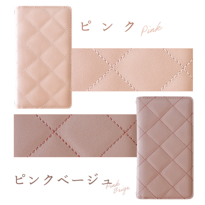 【Leo&Aoi公式ショップ】 AQUOS sense9 SH-53E SHG14 A405SH SH-M29 ケース カバー 手帳型 韓流 キルティング 手帳型ケース sh53e shm29 スマホケース 【安心の返品保証付き】