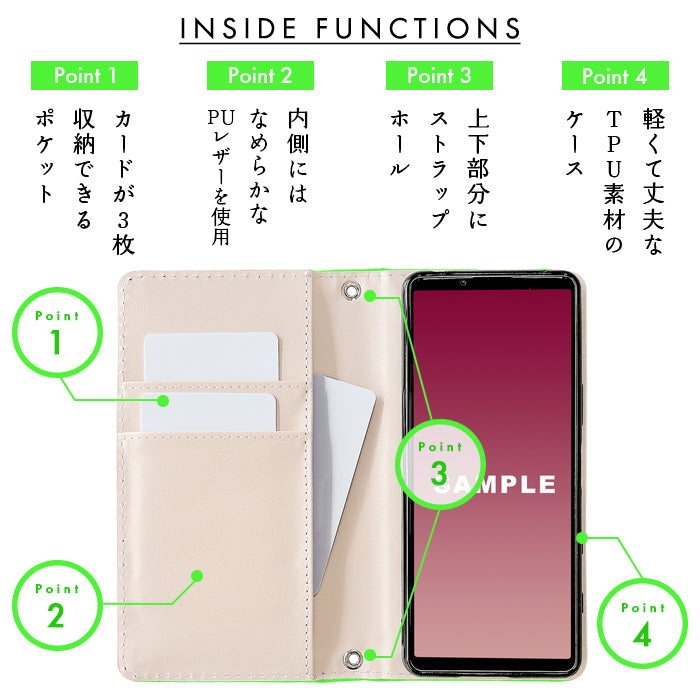 【Leo&Aoi公式ショップ】 Galaxy A57 5G SC-54G SCG39 SM-A576Q カバー 手帳型 本革 はげにくいネオン 手帳型ケース sc54g ギャラクシー スマホケース 【安心の返品保証付き】