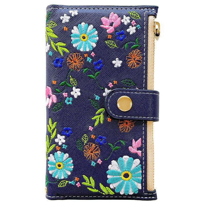 【Leo&Aoi公式ショップ】 iPhone16e ケース iPhone 16e カバー 手帳型 おしゃれ 花刺繍 手帳型ケース アイフォン16e スマホケース