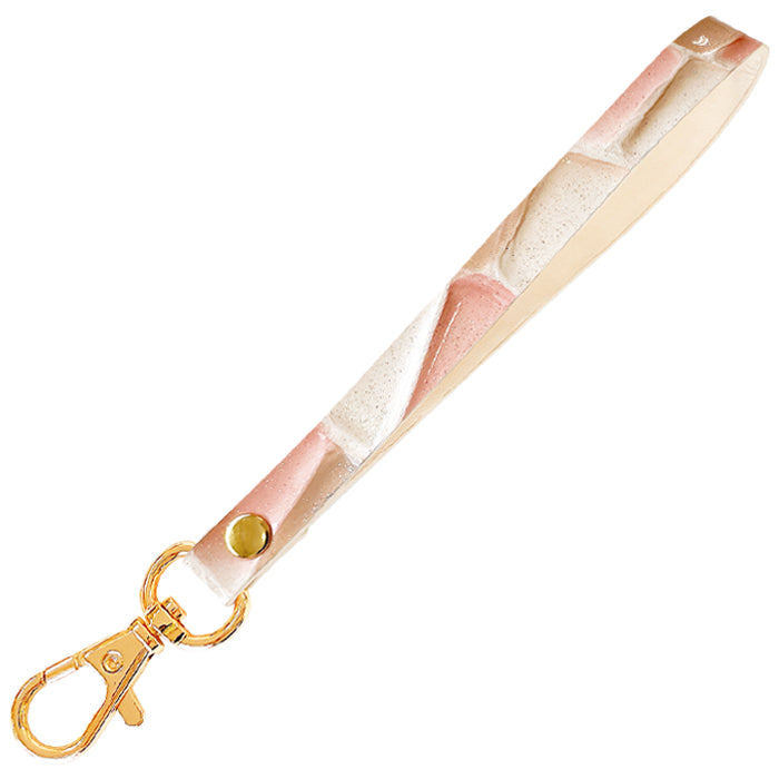 【Leo&Aoi公式ショップ】 牛革 ステンドグラス ナスカン付き ストラップ 本革 マルチストラップ 携帯ストラップ レザー 携帯 スマホ キーホルダー パスケース 定期入れ リストストラップ 革 手帳型 スマホケース 落下防止 レディース 【安心の返品保証付き】