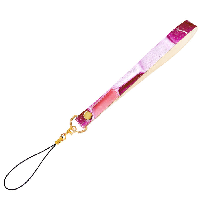 【Leo&Aoi公式ショップ】 牛革 ステンドグラス ストラップ 本革 マルチストラップ 携帯ストラップ レザー 携帯 スマホ キーホルダー パスケース 定期入れ リストストラップ 革 手帳型 スマホケース 落下防止 レディース 【安心の返品保証付き】