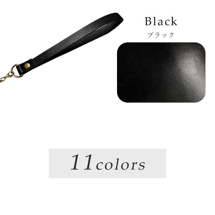 【Leo&Aoi公式ショップ】 栃木レザー こだわり親父の本革 紐 ストラップ 本革 マルチストラップ 携帯ストラップ レザー 携帯 スマホ キーホルダー パスケース 定期入れ リストストラップ 革 牛革 手帳型 スマホケース 落下防止 レディース メンズ 【安心の返品保証付き】