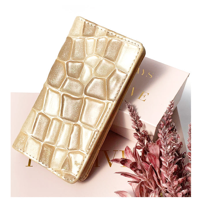 【Leo&Aoi公式ショップ】  本革 2nd ステンドグラス スマホケース 手帳型ケース 100機種以上対応