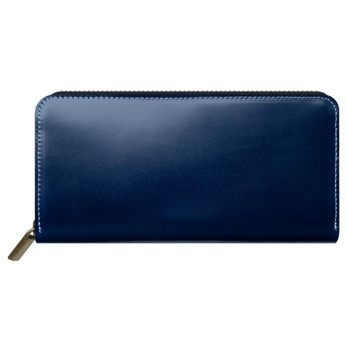 【Leo&Aoi公式ショップ】 ホースレザー 長財布 革 レザー 馬革 コードバン 本革 財布 メンズ ラウンドファスナー サイフ さいふ ウォレット カード収納 革財布 ラウンド長財布 ラウンド財布 長サイフ 本革長財布 レディース ハンドメイド【安心の返品保証付き】