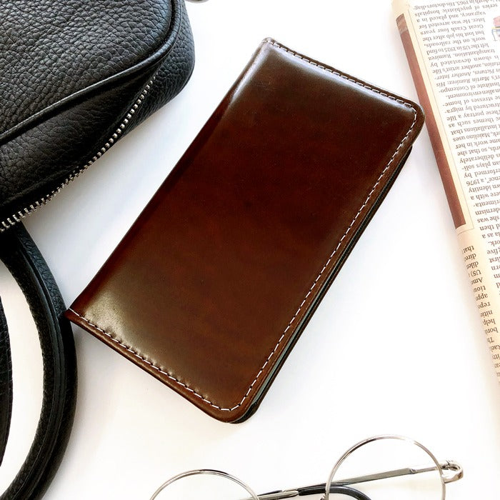 【Leo&Aoi公式ショップ】 iPhone 14 Pro Max ケース カバー iPhone14promax 手帳型 本革 コードバン 手帳型ケース アイフォン 14 プロ マックス スマホケース 【安心の返品保証付き】