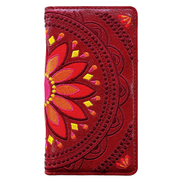 【Leo&Aoi公式ショップ】 iPhone15 ケース iPhone 15 カバー 手帳型 エスニック 刺繍 手帳型ケース アイフォン15 スマホケース 携帯ケース【安心の返品保証付き】