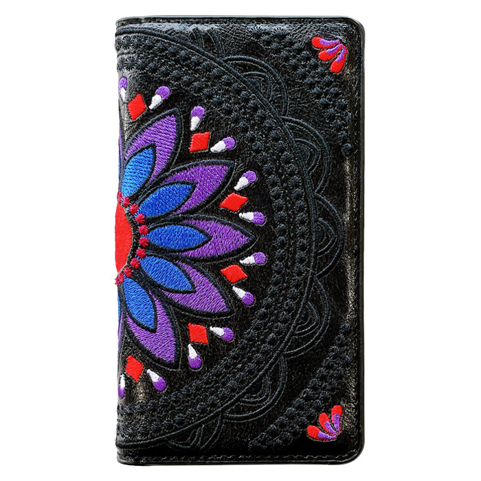 【Leo&Aoi公式ショップ】 iPhone15 ケース iPhone 15 カバー 手帳型 エスニック 刺繍 手帳型ケース アイフォン15 スマホケース 携帯ケース【安心の返品保証付き】