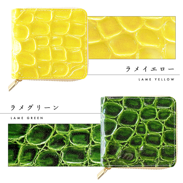 【Leo&Aoi公式ショップ】 ラウンドファスナー グランコッコ ラウンド型 二つ折り財布 本革 財布 小銭入れ レディース 薄型 コインケース付き  【安心の返品保証付き】