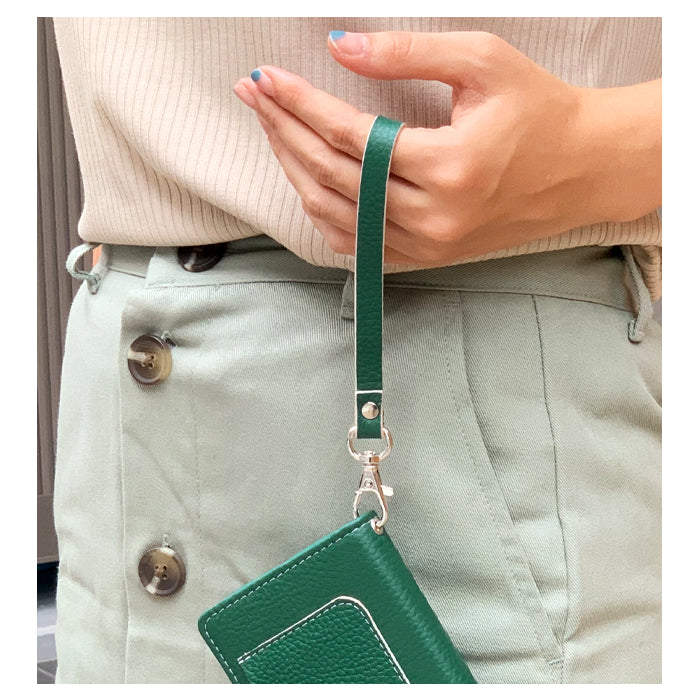 【Leo&Aoi公式ショップ】 牛革 ちょっとハイソ ナスカン付き ストラップ 本革 マルチストラップ 携帯ストラップ レザー 携帯 スマホ キーホルダー パスケース 定期入れ リストストラップ 革 手帳型 スマホケース スマホカバー 手帳型ケース 手帳型カバー 手帳ケース 落下防止 レディース メンズ 【安心の返品保証付き】