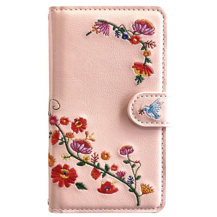 【Leo&Aoi公式ショップ】 iPhone11 iPhone 11 ケース カバー 手帳型 花刺繍 手帳型ケース アイフォン11 手帳 アイフォン スマホケース 【安心の返品保証付き】