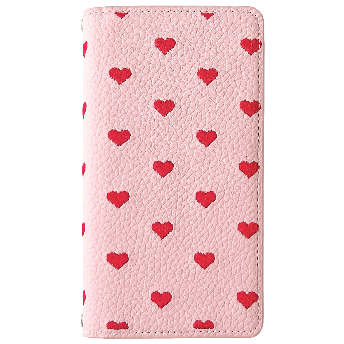 【Leo&Aoi公式ショップ】 iPhone Air iphoneair ケース カバー 手帳型 ハート刺繍 手帳型ケース アイフォン エアー スマホケース 【安心の返品保証付き】
