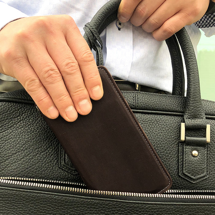 【Leo&Aoi公式ショップ】  本革 馬ヌメ革 クラシック スマホケース 手帳型ケース Google Pixel シリーズ 対応