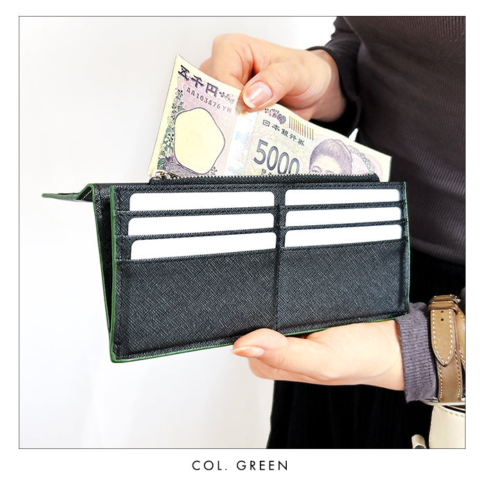 【Leo&Aoi公式ショップ】本革 上品な紳士レザー 二つ折り長財布 長財布メンズ サイフ さいふ ウォレット 革 レザー カード収納 小銭入れ コインケース付き WL-D2-07【安心の返品保証付き】
