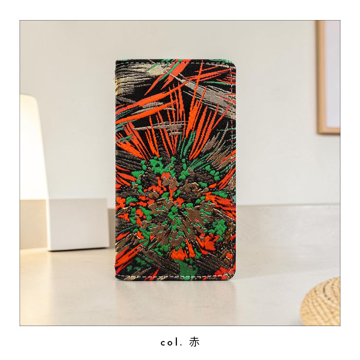 【Leo&Aoi公式ショップ】 Google Pixel 8a ケース カバー pixel8a 手帳型 西陣織 着物 花火 手帳型ケース グーグル ピクセル8a スマホケース 【安心の返品保証付き】