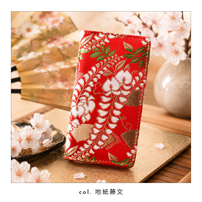 【Leo&Aoi公式ショップ】 XPERIA 5 V SO-53D SOG12 ケース XQ-DE44 カバー 西陣織 着物 京極 手帳型ケース so53d xqde44 エクスペリア スマホケース 【安心の返品保証付き】