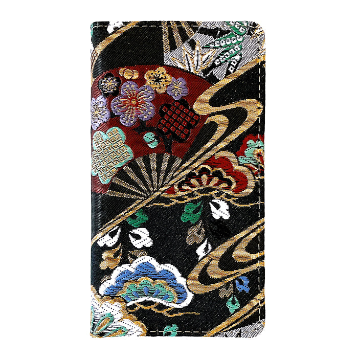 【Leo&Aoi公式ショップ】 iPhone 15 pro max iPhone15proMax ケース カバー 手帳型 西陣織 着物 月影 手帳型ケース アイフォン15プロマックス スマホケース 【安心の返品保証付き】