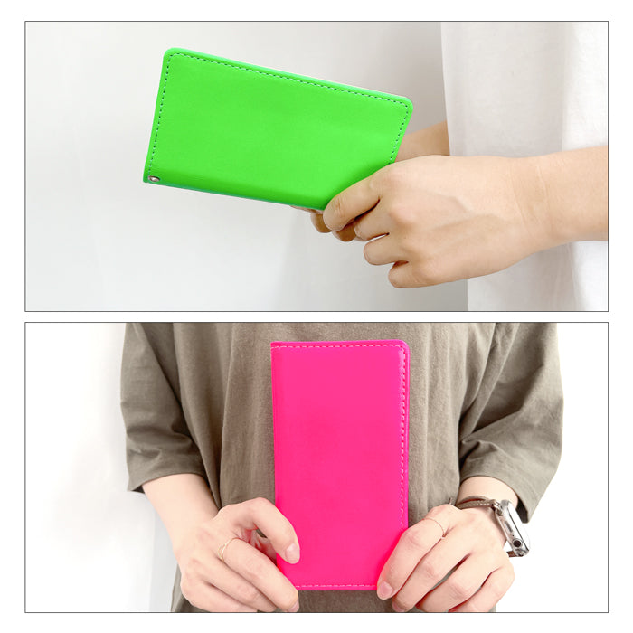 【Leo&Aoi公式ショップ】 AQUOS sense4 SH-41A SH-M15 basic A003SH lite SH-RM15 5G SH-53A SHG03 SH-M17 ケース カバー 手帳型 本革 はげにくいネオン 手帳型ケース sh41a shm15 shrm15 sh53a shm17 アクオス センス4 スマホケース 【安心の返品保証付き】