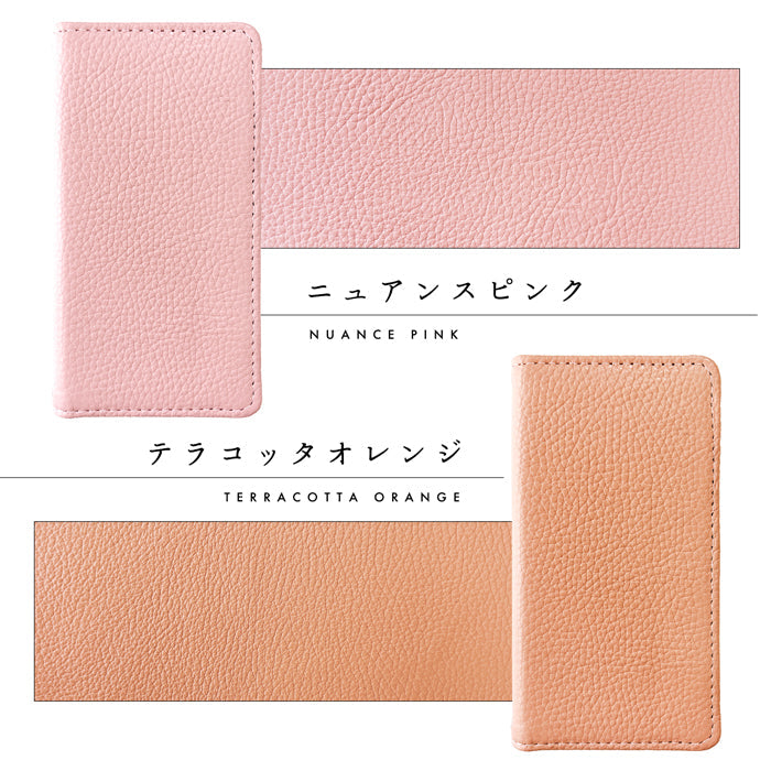 【Leo&Aoi公式ショップ】 arrows Alpha F-51F M08 ケース 本革 ニュアンスカラー 手帳型ケース f51f アローズ アルファ スマホケース