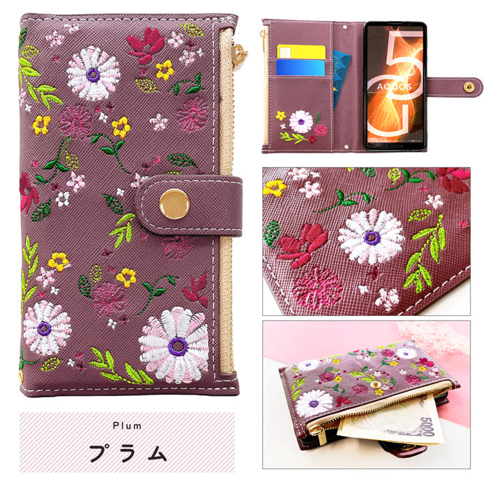 【Leo&Aoi公式ショップ】 Google Pixel 9a ケース カバー pixel9a 手帳型 おしゃれ 花刺繍 手帳型ケース グーグル ピクセル9a スマホケース