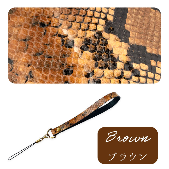 【Leo&Aoi公式ショップ】 山羊革 ダイヤモンド パイソン ストラップ 本革 マルチストラップ 携帯ストラップ レザー 携帯 スマホ キーホルダー パスケース 定期入れ リストストラップ 革 手帳型 スマホケース スマホカバー 手帳型ケース 落下防止 型押し レディース メンズ ヘビ柄 へび柄 紐ストラップ 【安心の返品保証付き】