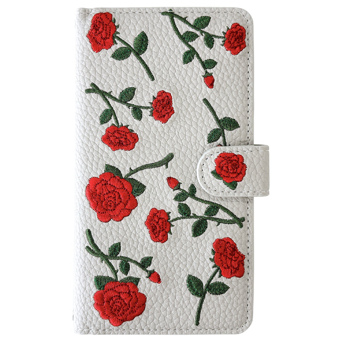 【Leo&Aoi公式ショップ】 Google Pixel 8a ケース カバー pixel8a 手帳型 バラ刺繍 手帳型ケース グーグル ピクセル8a スマホケース 【安心の返品保証付き】