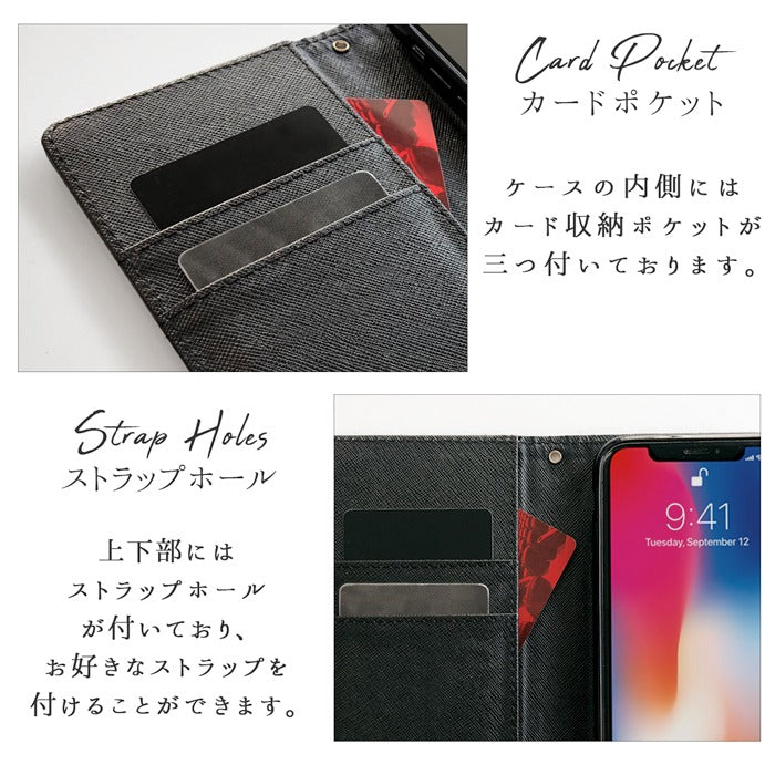 【Leo&Aoi公式ショップ】 スタイリッシュ スマホケース 手帳型ケース 100機種以上対応