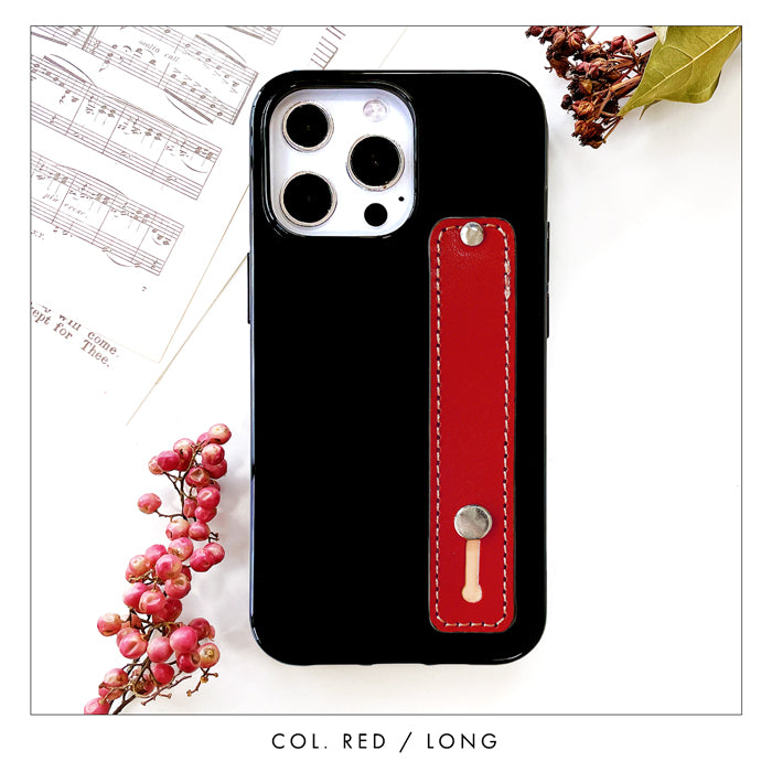 【Leo&Aoi公式ショップ】 栃木レザー こだわり親父の本革 スマホバンド スマホベルト 本革 レザー スマホリング 落下防止 ベルト バンド ホルダー 片手 スタンド スライドベルト スマホスタンド メンズ レディース 革 【安心の返品保証付き】